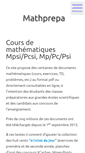 Mobile Screenshot of mathprepa.fr