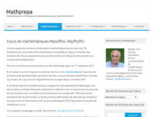 Tablet Screenshot of mathprepa.fr